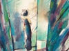 Aquarel / krijt